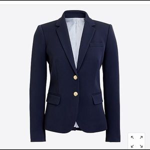J. Crew Navy Schoolboy Blazer